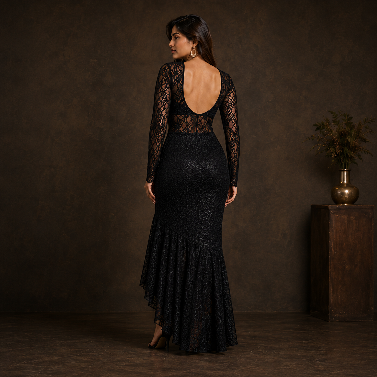Noir Mystique Gown