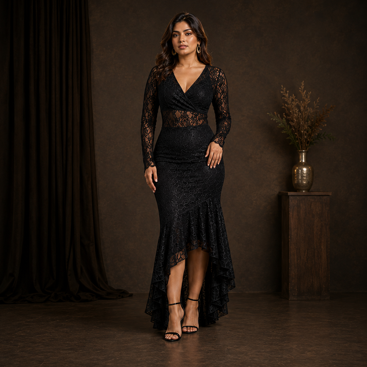 Noir Mystique Gown