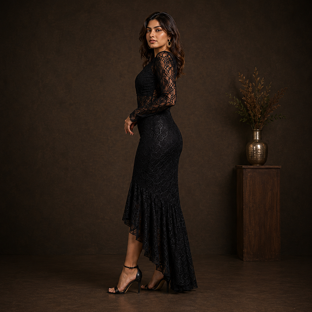 Noir Mystique Gown